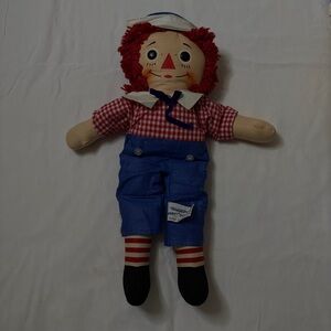 Knickerbocker Toys 16" Raggedy Andy Doll, Vintage Cloth Doll